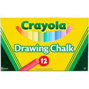 Crayola Bulk Buy Art Colored Chalk 12 Pack -Assorted Colors (6-Pack)6