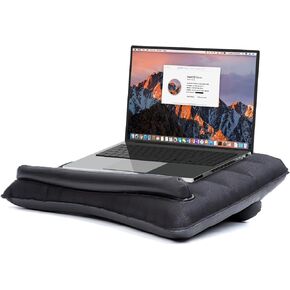 Lap Desk, Inflatable and Foldable Desk, Fits up to 17 inch Laptop for Working, Lap Desk for Laptop with Anti-Slip Stripand Cushion Perfect for Easy Portability and Versatile Use