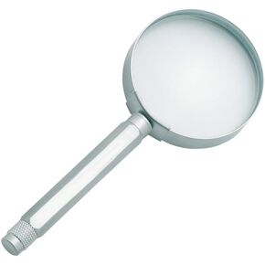 Industrial Design Metal Engineer Magnifying Glass - 5"x2"x0.5", 2" Wide Lens