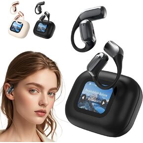 Translation Wireless Bluetooth Earbuds, Ai Translating Ear Buds, 145 Languages Play Music Bluetooth Over-Ear Earbuds,Language Translator Earphone in Real Time Supports 145 Languages(Black)