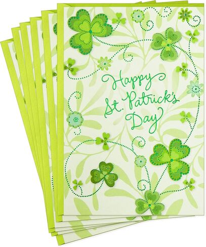 Hallmark Pack of St. Patricks Day Cards ، Best of Everything (6 بطاقات مع الأظرف) (599STH1004) in Saudi Arabia