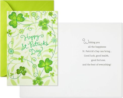 Hallmark Pack of St. Patricks Day Cards ، Best of Everything (6 بطاقات مع الأظرف) (599STH1004) in Saudi Arabia