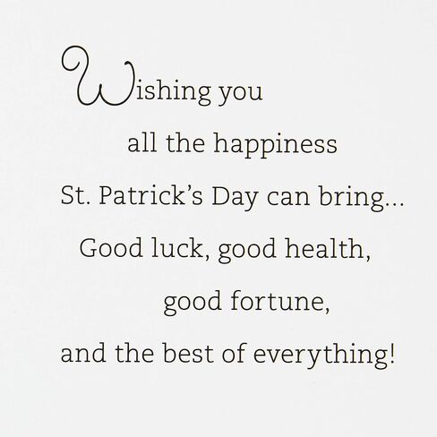Hallmark Pack of St. Patricks Day Cards ، Best of Everything (6 بطاقات مع الأظرف) (599STH1004) in Saudi Arabia