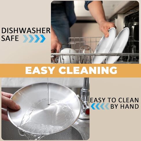 12 PCS Stainless Steel Whisker Friendly Cat Bowl Shallow Cat Food Dish 6.7 Inch Cat Wet Feeding Bowls Flat Cat Dish Small Pet Plate (Silver) in Kuwait