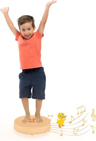 Light Up Music Floor Games, Touch Sensitive Floor Tiles Toddler Toy, Interactive Games for Kids, Musical Toys with Animal Sounds - Yellow (Sheep) in Saudi Arabia
