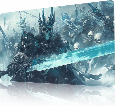 MTG PLAYMAT NON-SLIP Rubber Printing Commander Commander Game Desk Mat Duel TCG Playmat PTCG Playmat 24x14 بوصة وأكياس تخزين مجانية (هيكل عظمي) in Saudi Arabia