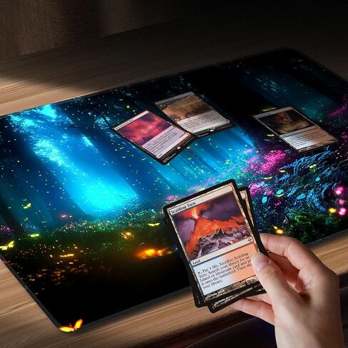 MTG PLAYMAT NON-SLIP Rubber Printing Commander Commander Game Desk Mat Duel TCG Playmat PTCG Playmat 24x14 بوصة وأكياس تخزين مجانية (هيكل عظمي) in Saudi Arabia