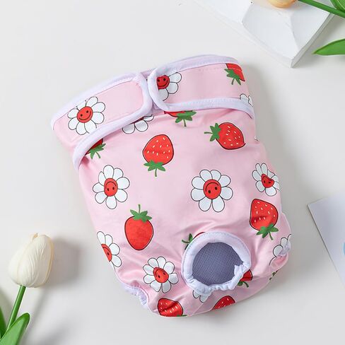 حفاضات الكلب القابلة لإعادة الاستخدام أنثى ، 3 حفاضات الكلب القابلة للغسل للكلاب الإناث جرو حفاضات السراويل الإناث in Kuwait