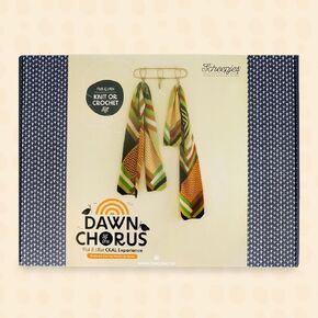 Scheepjes CKAL Goldcrest Scarf Kit - Complete Crafting Set for Knitting & Crochet Enthusiasts