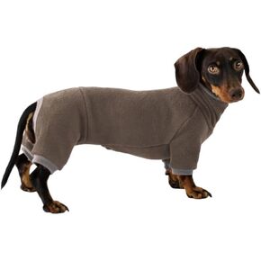 سترة اليتيرقة الكلب Dachshund ، ملابس دافئة في فصل الشتاء للتجول ، الزي الشتوي الكلب السجق (L)