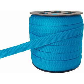 Gray Herringbone Twill Tape Ribbon for Sewing 3/8 inch 50Yards Nylon Webbing for Embroidery-Ties-Sports Pants Fabric Bias Binding Taps- Clothes Sewing Trim Lace Straps for Hanging Loops