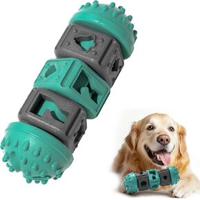 Gardner Pet Dog Puzzles, Treat Dispensing Dog Toys, Alternative to Slow Feeder Dog Bowls, Teeth Cleanning Dog Interactive Toys for IQ/Physical Training for Small/Large/Medium Breeds