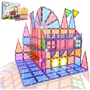 Magnetic Tiles - Discovery Set, Ideal for Toddlers, Magnetic Building Blocks, Preschool Montessori Toys for 3 + Year Old Boys and Girls, Sensory Classroom Toys for Kids Aged 3-5, 4-8