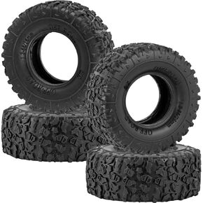 RC Soft Rubber Wheel Tires for 1/18 TRX4M,1/24 Axia1 SCX24 RC Crawler Car,RC 1.3 in Rubber Wheel Tires