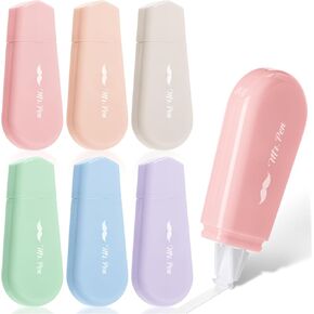 Mr. Pen- Aesthetic Correction Tape, 0.2" x 197", 6 pcs, Pastel Colors, Cute Correction Tape