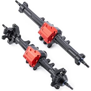 Front & Rear Axles Set Complete Axles for 1:18 TRX4M TRX4-M RC Crawler Car Upgrade Parts