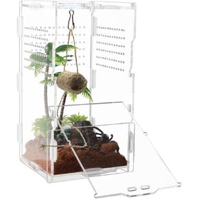 Jumping Spider Hideout Hanging Handmade Jumping Spider Rope Hide with Hook Jumping Spider Enclosure Decor Accessories A Real Shelter Made of Natural Braided Spider Twine Ladders