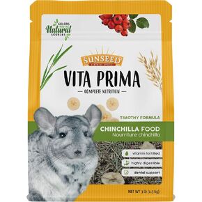 Sunseed Vita Prima Complete Nutrition Chinchilla Food, 3 LBS