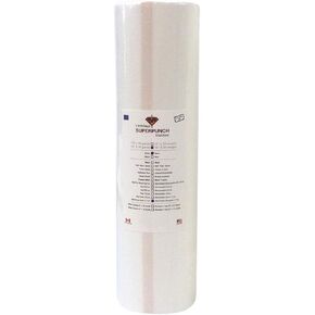 Superpunch Stitch & Rinse Stabilizer, Tear Away Stabilizer for Embroidery - 1.7 oz 14 inch x 25 Yard Roll, SuperStable Machine Embroidery Backing, Water Soluble Stabilizer, Made in USA