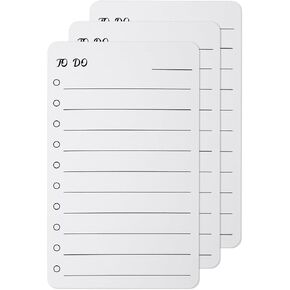 Daily Planner To Do List Notepads, Checklist Cards, 3"x 5" To-Do List Cards - 50 Cards
