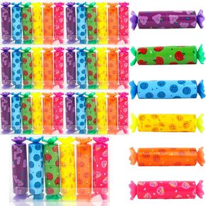 48 Pcs Mini Candy Highlighter Pen 6 Colors Candy Shape Pastel Highlighters Cute Chisel Tip Marker Highlighters for Kids Candy Party Drawing Poster Student School Office Supplies