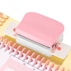 99H9 ثقب المثقوب ، Pink صغير متعدد الثقب لكمة ، 26 هول 30 Hole 20 Hole Paper A4 B5 A5 Looseleaf Manual Machine