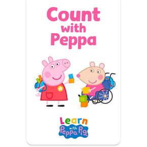 Yoto Learn with Peppa Pig: Count with Peppa – Kids Audio Card for Use with Player & Mini All-in-1 Audio Device, Educational Screen-Free Listening with Fun Interactive Learning Activities, Ages 3+