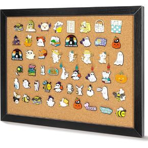 لوحة دبوس ، 12 '' × 16 '' لوحة الفلين دبوس ، منظم دبوس معلق على الحائط ، شاشة دبوس البصف طية ، أسود in Kuwait