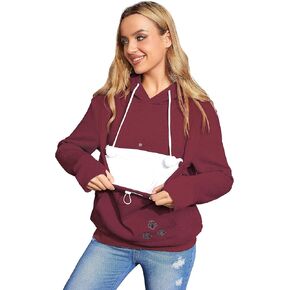 للجنسين Big Pouch Hoodie Long Sleeve Fleece Pet Dog حامل الكلب الناقل Sweatshirt ...