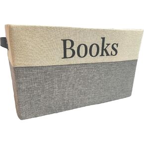 Book Storage Box with stylish design. Keep all of your Books in one easy space saving box. Great for for home storage or for classroom.