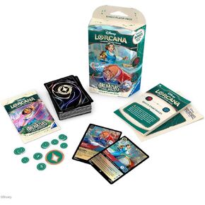 Ravensburger Disney Lorcana TCG: Archazia's Island Single-Player Starter Deck - Ruby & Sapphire | Engaging Gameplay | Over 200 Original Disney Artworks | Ideal for Ages 8+