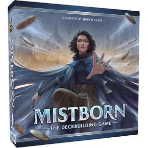 Mistborn Deckbuilding Game - Forge Alliances in Epic Metal-Burning Battles - Cooperative Card Game by Designer John - Immersive Strategic Gameplay