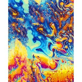 ST Color Art006-4-Water Transfer Printing/Hydrographics/Hydro Dipping Film-Abstract Oil Painting-50cm Widthx400cm Length