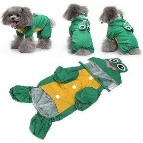 Dog Raincoat, Pet Rain Jacket Double Layer Breathable Dog Raincoat with Hood Dog Raincoat Lightweight Fashionable Dog Slicker Poncho(XL)