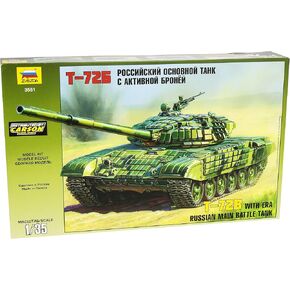Zvezda Models T-72B Russian Main Battle Tank Model Kit