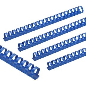 PATIKIL 38mm (1-1/2") Plastic Binding Combs, 10 Pcs 21 Rings Comb Binding Spines 310 Sheet Capacity Letter Size for Binding Paper Sheets Notebook Calendar Picture Album, Black