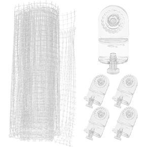 POPETPOP Fish Tank Netting Aquarium Screen Net Clear Mesh Netting DIY Fish Tank Mesh Air Screen Net Fish Tank Replacement Net for Aquarium Fish Tank Covering Terrarium Netting Cover
