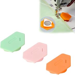 EveryTinker Magnetic Seam Guide for Sewing Machine, Magnetic Sewing Guide, Polygonal Seam Guide Hemmer Guide with Scale, Universal Sewing Accessory