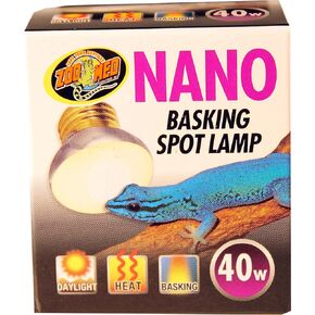 (2 Pack) Zoo Med Labs 40W Nano Basking Spot Lamp