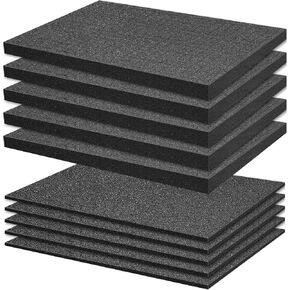 10 Pcs Pick Apart Foam Insert for Storage Cases and Tool Boxes 2 Sizes Pick and Pluck Foam Inserts with Bottom, Use for Board Game Box Cases, Storage Drawers (16 Inch x12 Inch)