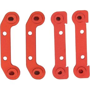 RC Car Swing Arm Set, Aluminum Alloy Reinforced Swing Arm Fixed Set for Wltoys 144001 1/14 RC Car Upgrade Accessories(Red)
