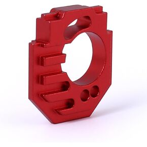 7075 Aluminum Adjustable RC Motor Mount for ARRMA 1/18 Granite Typhon Mojave Grom Upgrade Parts(Red)