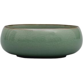 Nuobesty Ink Brush Washer Celadon Pot Bot Basin Basin Tea Ceremony Accessories Sumi-Brush Washer Celadon Pottery Pottery Potto Potto Pottor