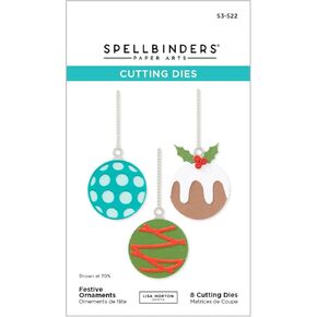 Spellbinders Festive Ornaments Etched Dies