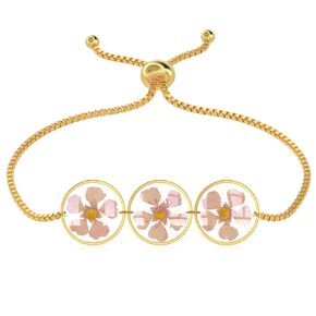 Daffodils Pressed Wildflower Bracelet, Personalized Handmade Bracelet, Real Wildflowers Bracelet, Gold Pressed Flower Bracelet, Daffodils Symbolise Rebirth and Hope