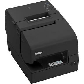 HP TM-H6000V Mobile Direct Thermal Printer - Monochrome - Portable - Receipt Print - Ethernet - USB - with Cutter - Black