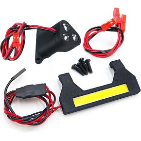 RC Car LED Lights Kit Front & Rear Light Lamp Taillight Headlight Set Compatible with Arrma Kraton EXB 1/8 RC Crawler Car Upgrade Spare Parts Accessories