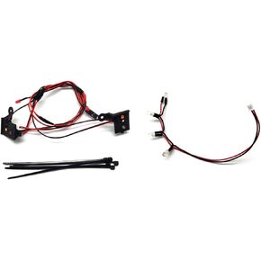Trx4m 1/18 F150 Light Kit, RC car Roof Light/Front Rear LED Light for Traxxas 1/18 TRX-4M Ford F150 RC Crawler Car Upgrade Parts (RC Roof Lights+Front Rear LED Light)