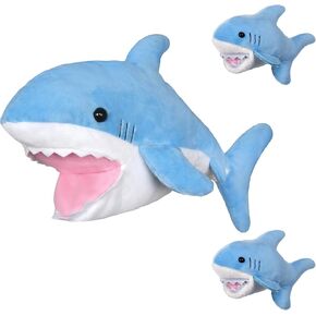 Ice King Bear Shark Mom and Baby Stuffed Animals Plush Toy Hand Puppet and Finger Puppet