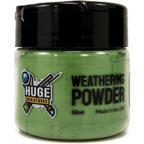 Weathering Powder, Lichen Pigment for Model Terrain Scenery and Vehicles by Huge Minis - 30ml Flip-Top Container